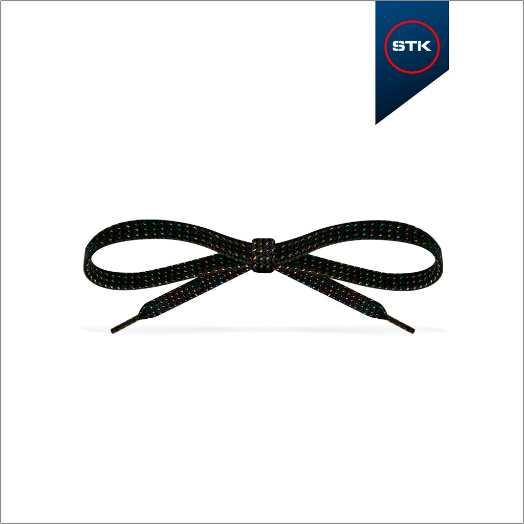 ATACADOR STK 168 P 80CM PRETO / LUREX MULTICOLOR